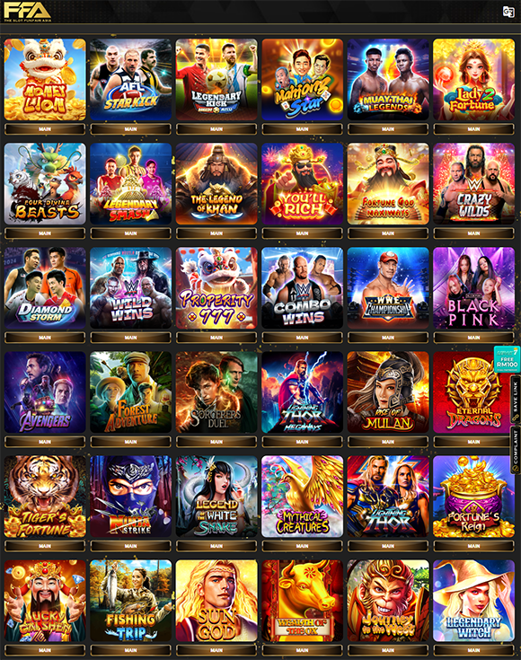 WF Gaming slot directory screenshot – supported provider for free credit no deposit Malaysia 2026 Part 1