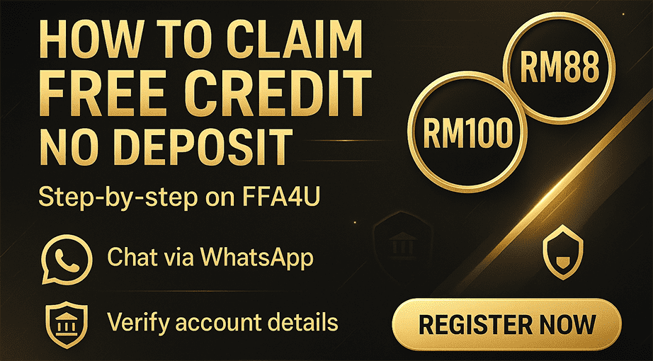Slot Malaysia free credit no deposit guide banner