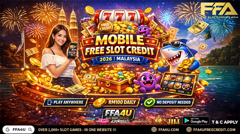 mobile free slot credit Malaysia 2026 - play slots anytime anywhere on smartphone, mobile-friendly bonuses and rules