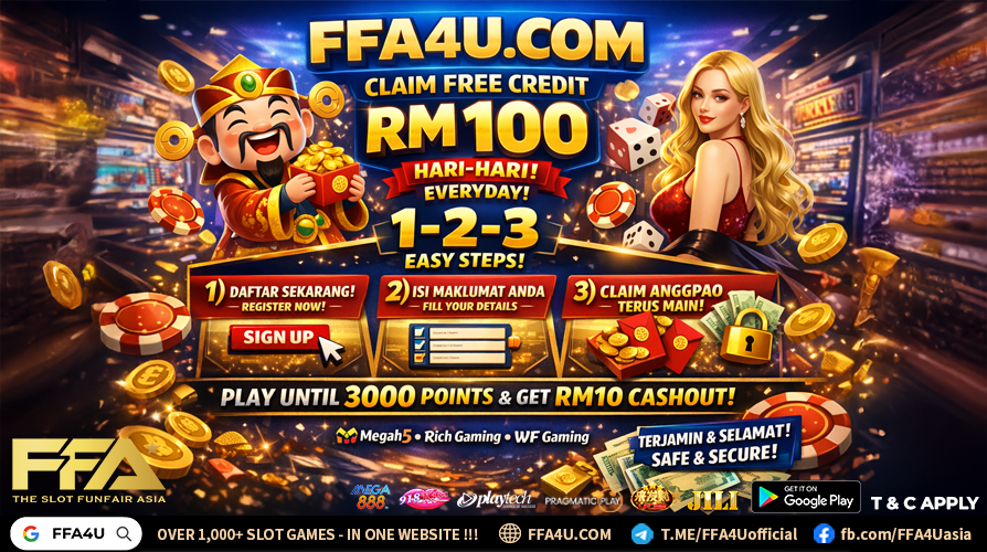 heylink.me free credit no deposit Malaysia - FFA4U RM100 daily free credit guide